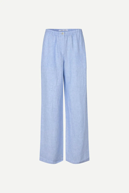 Satoves Linen Trouser | Bel Air Blue