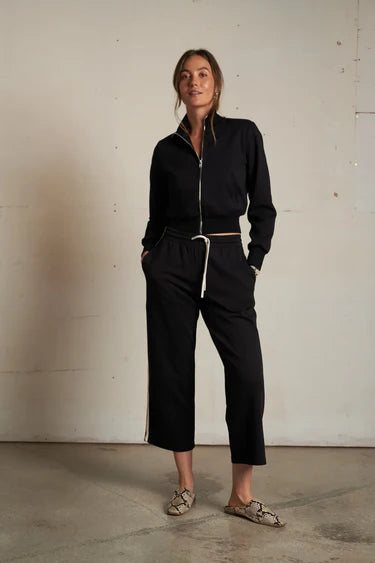 Milana Track Jacket | True Black