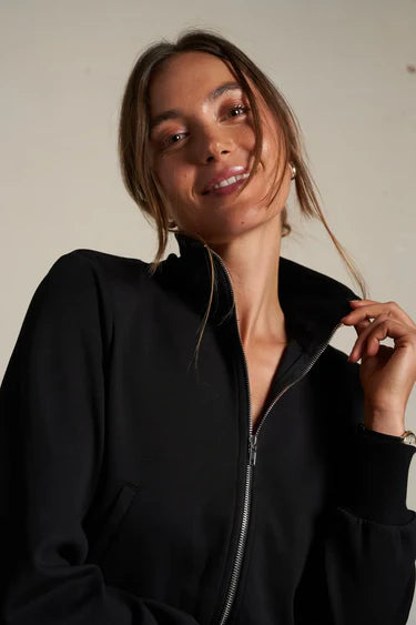 Milana Track Jacket | True Black