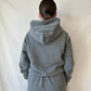 Heart Hoodie | Heather Grey