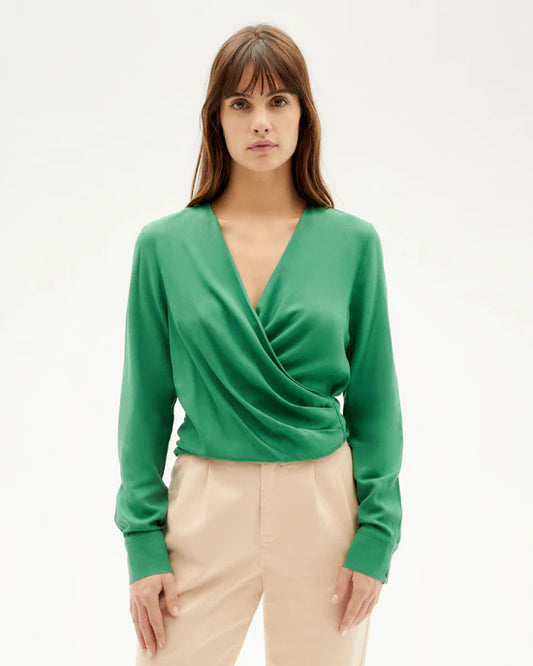 Dione Blouse | Clover Green