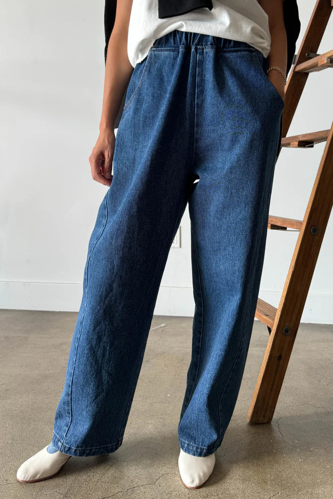 Long Arc Pants | Blue Denim