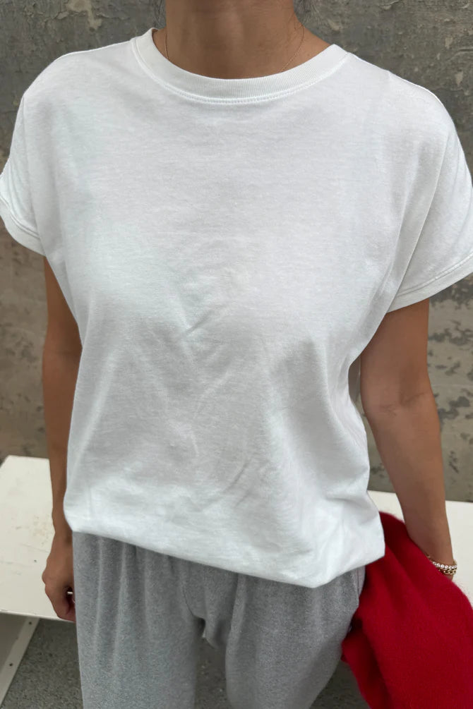 Vintage Fille Tee | Clean White