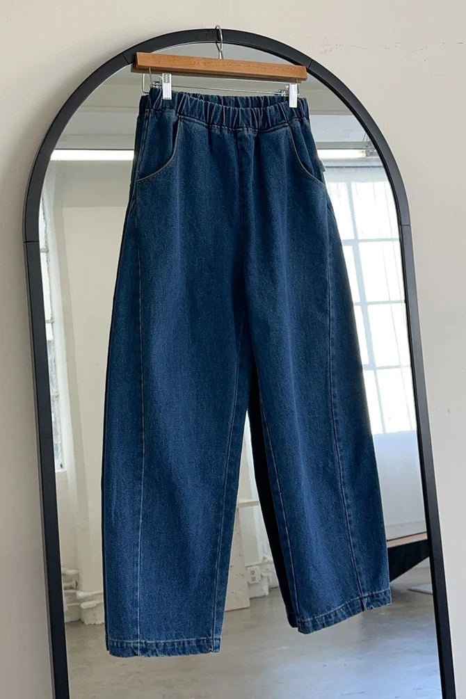 Long Arc Pants | Blue Denim