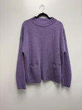 Helga Pocket Sweater | Lilac