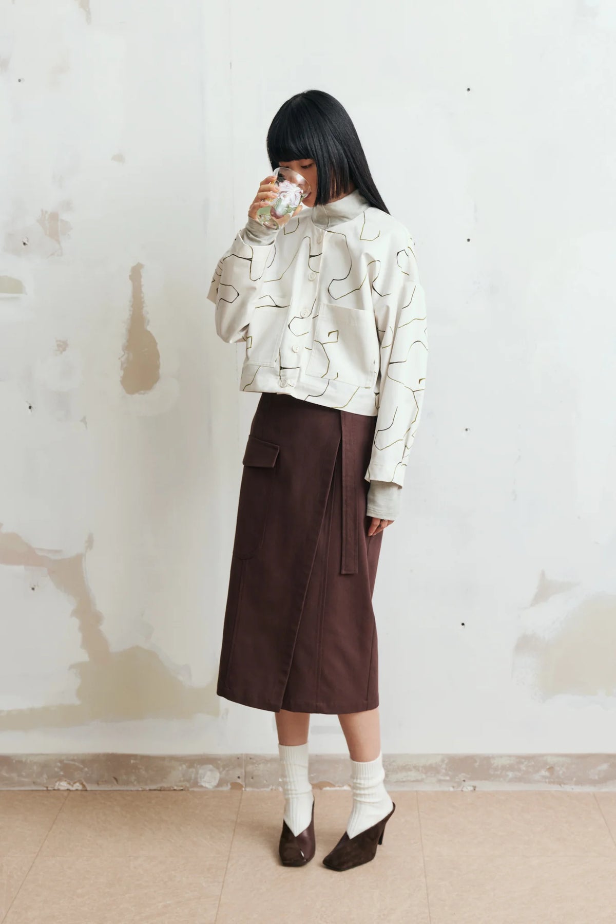 Isabel Skirt | Chocolate