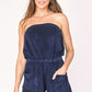 Jaclyn Terry Romper | Navy