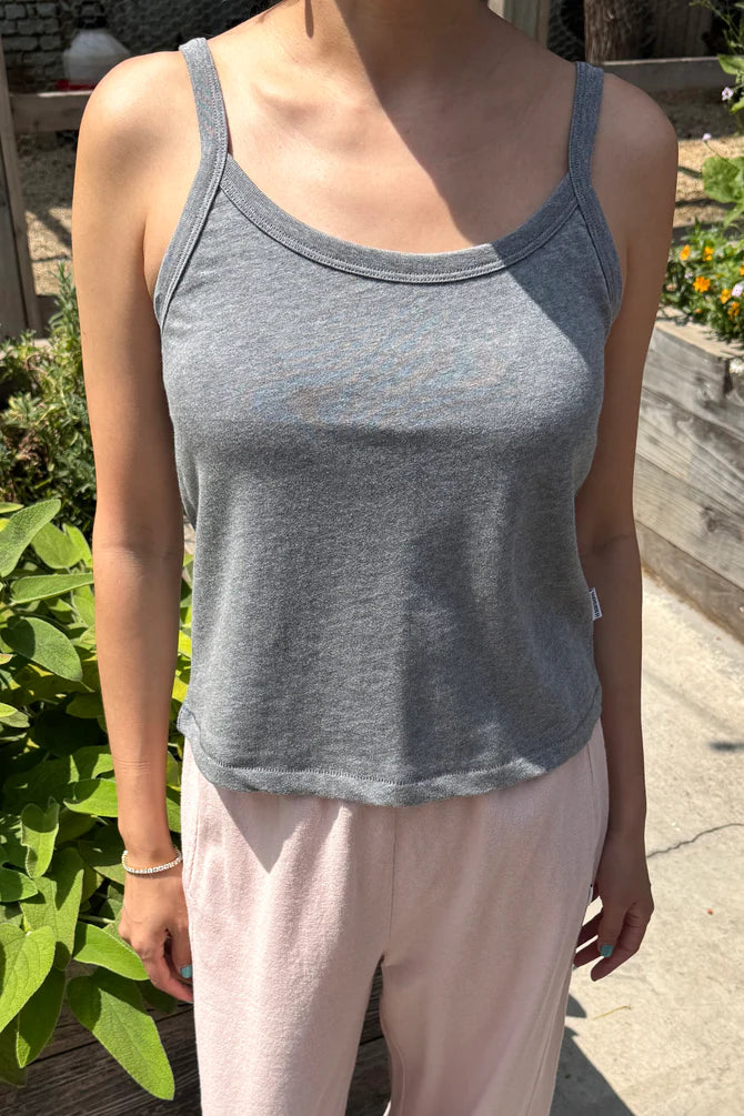 Premium Jersey Dana Cami | Melange Gray