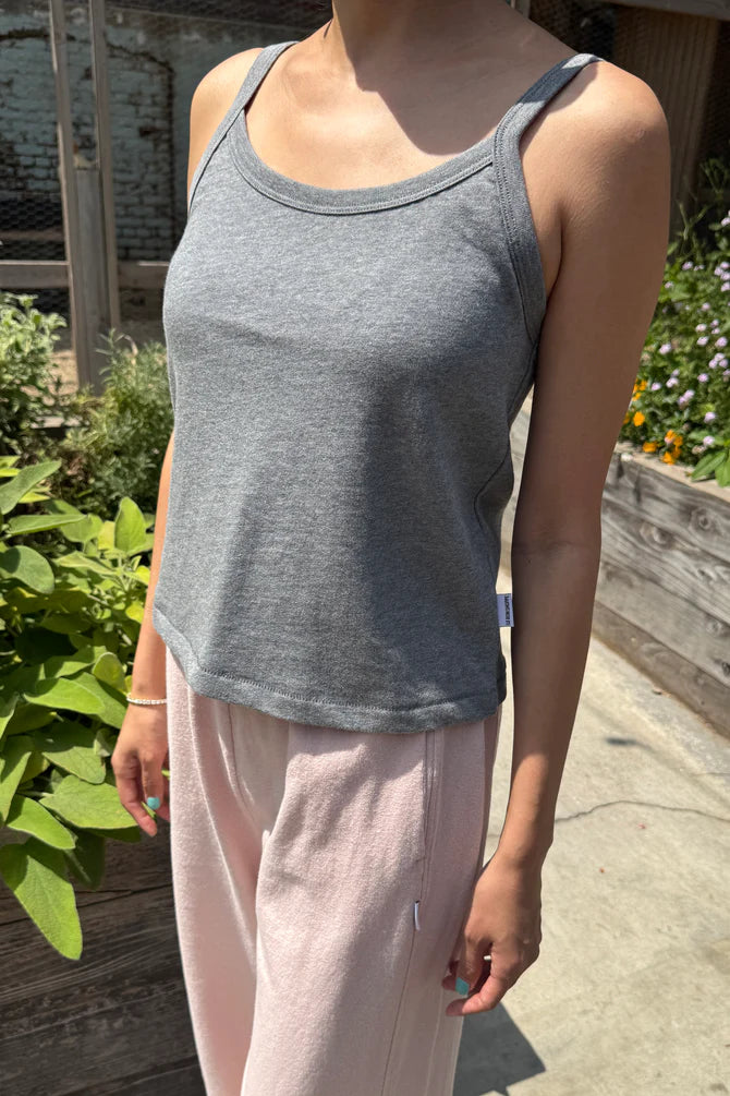 Premium Jersey Dana Cami | Melange Gray