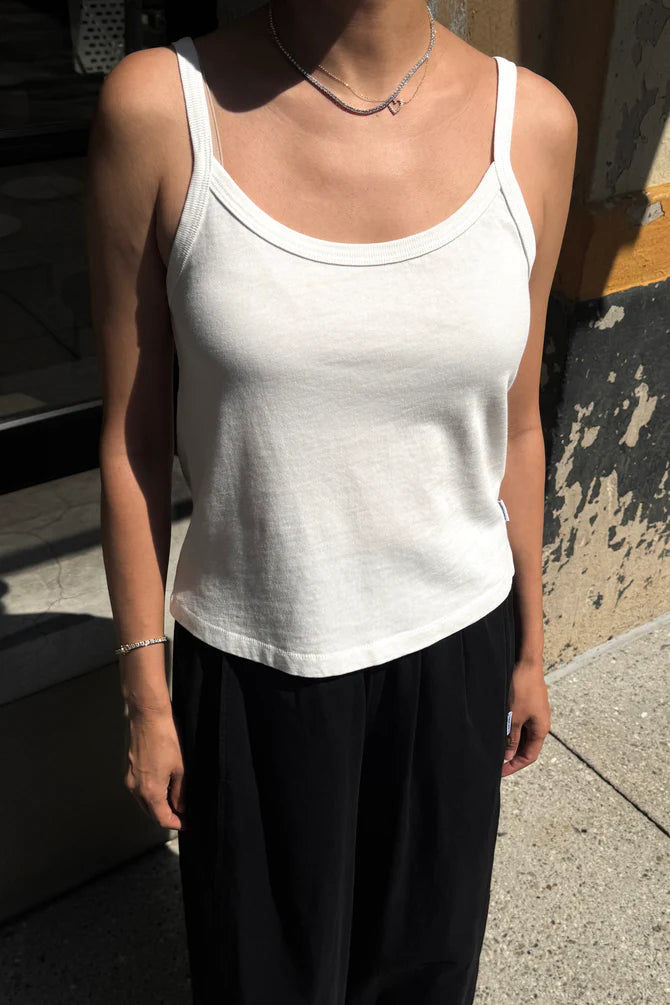 Premium Jersey Dana Cami | Vintage White