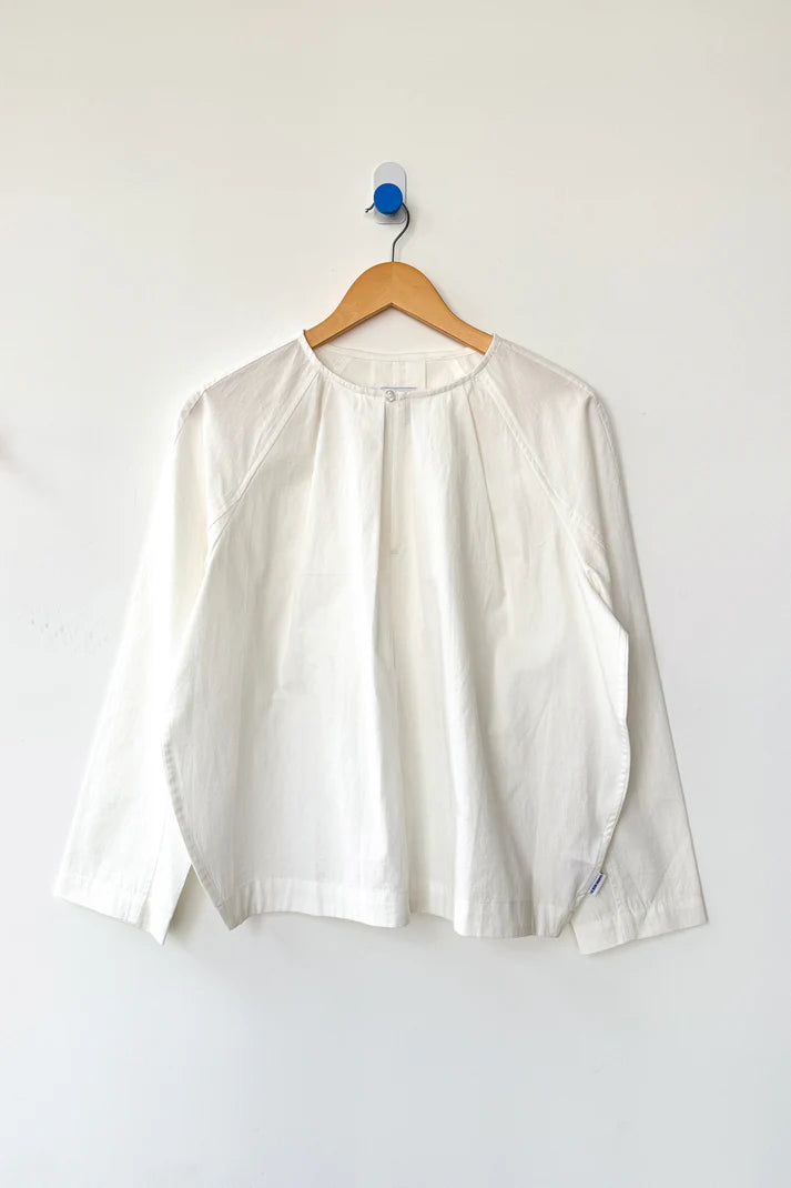 Julienne Long Sleeve Top | White