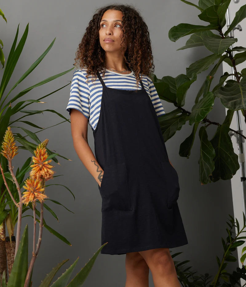Macy Dress | Washed Black