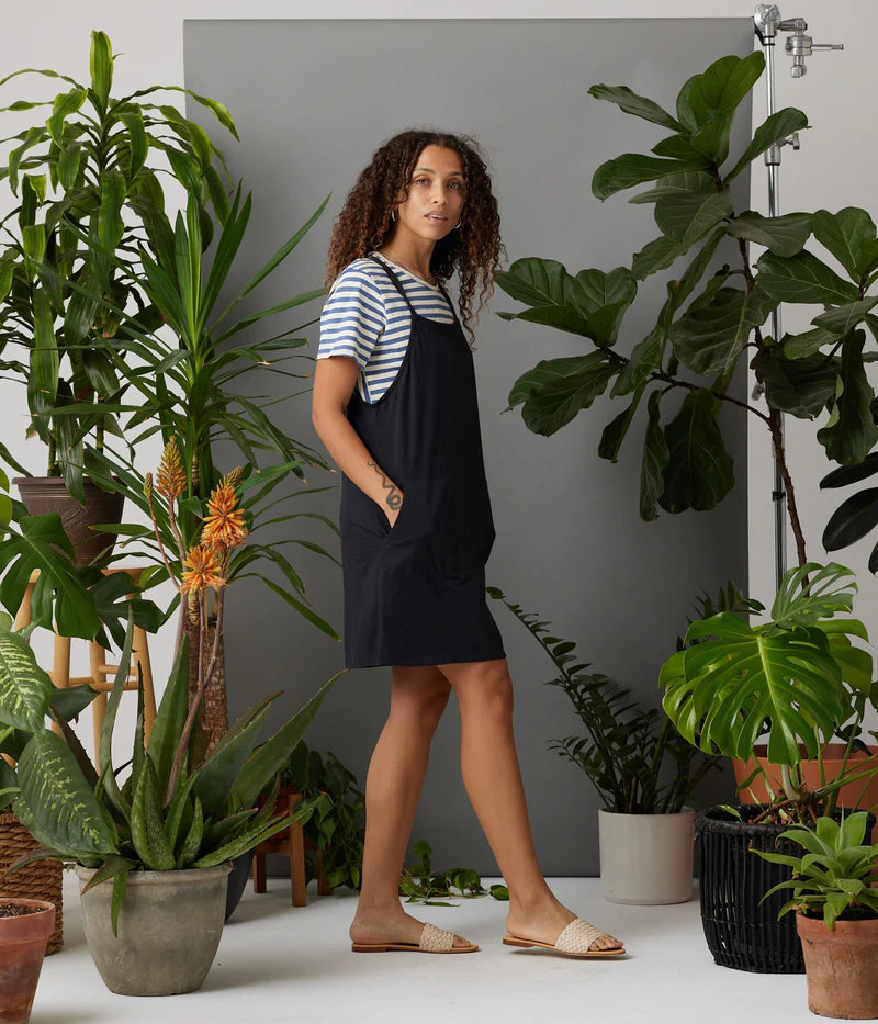 Macy Dress | Washed Black