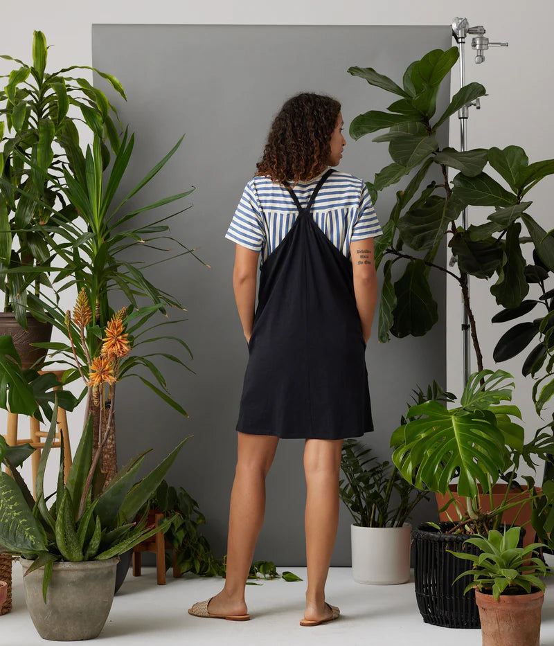 Macy Dress | Washed Black