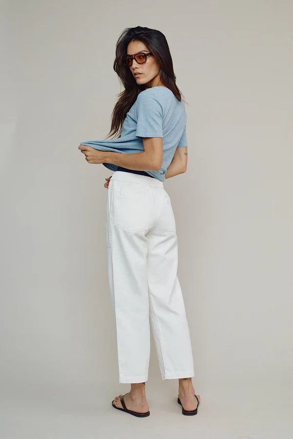 Loma Pique Tee | White