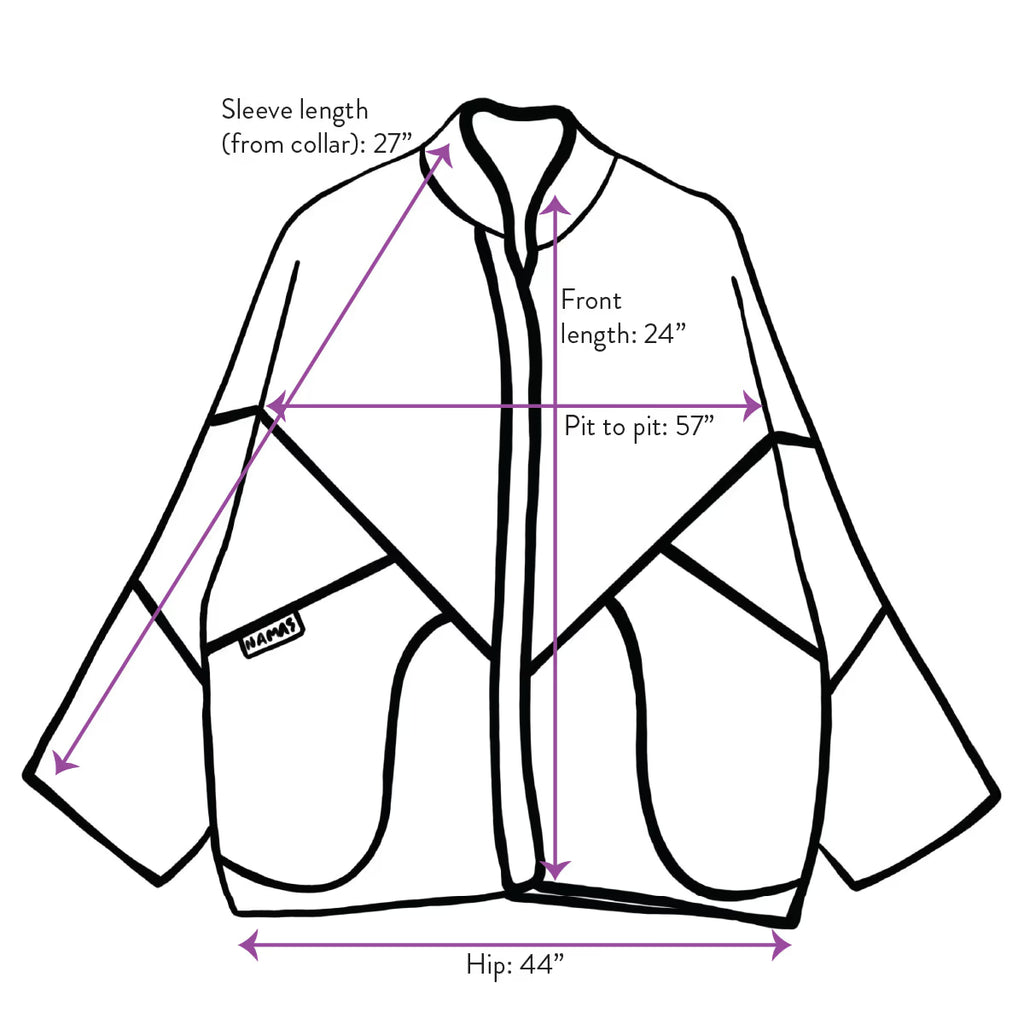 The Ladhiya Quilted Patchwork Kantha Jacket  Only One Made