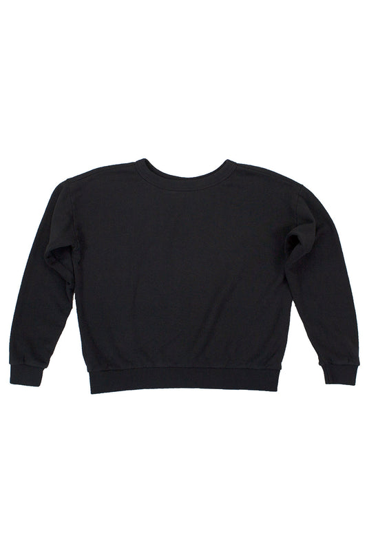 Laguna Cropped Sweatshirt | Black