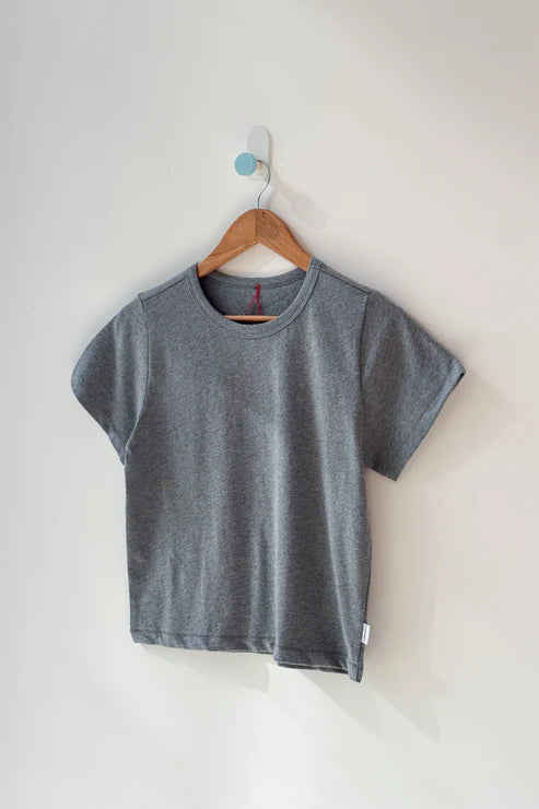 The Little Boy Tee (Premium Jersey) | Melange Gray