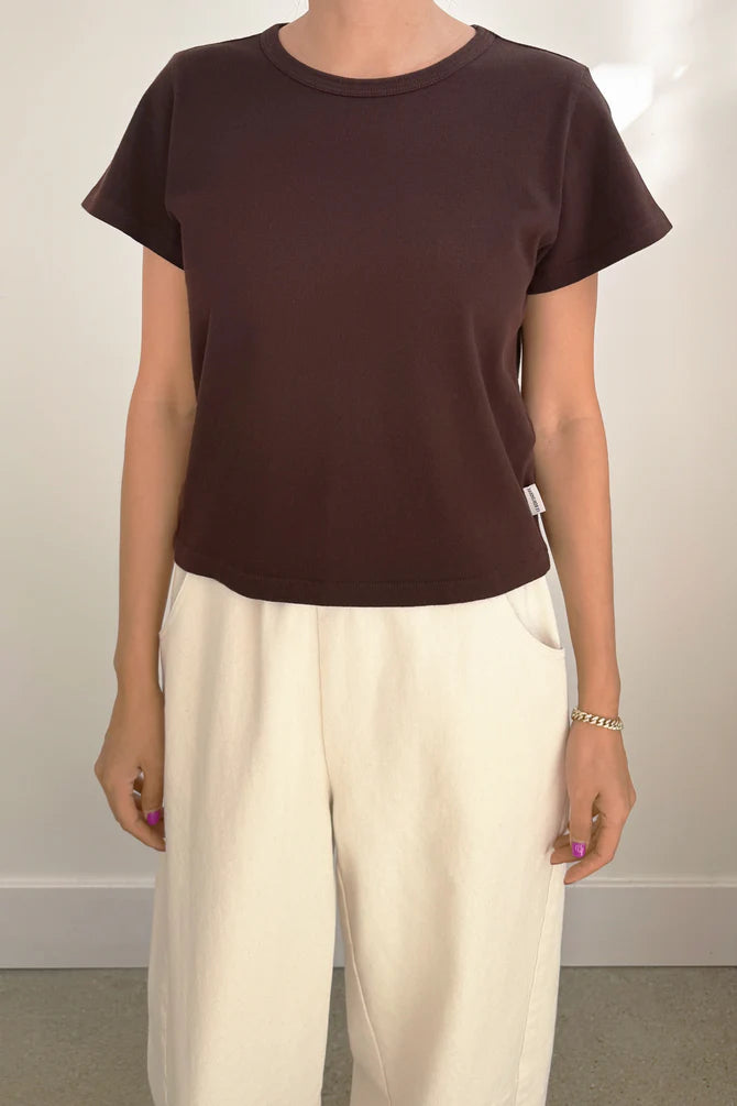 The Little Boy Tee (Premium Jersey) | Dark Cacao