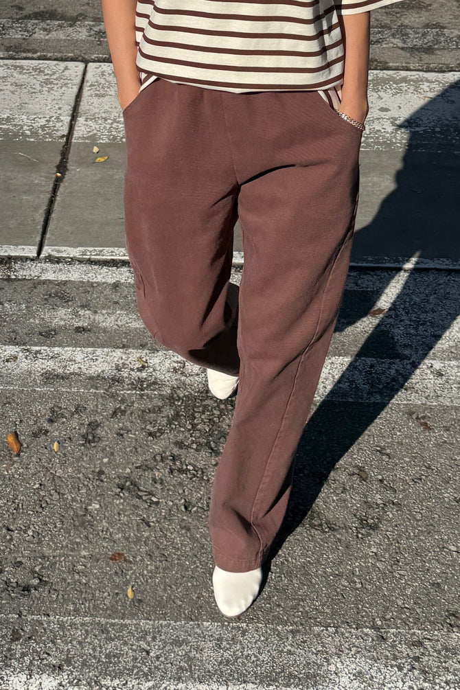 Long Arc Pants | Chocolate