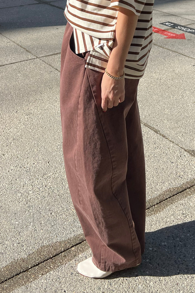 Long Arc Pants | Chocolate