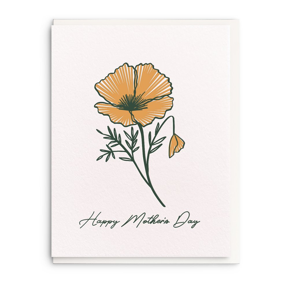 Poppy Mother's Day Card
