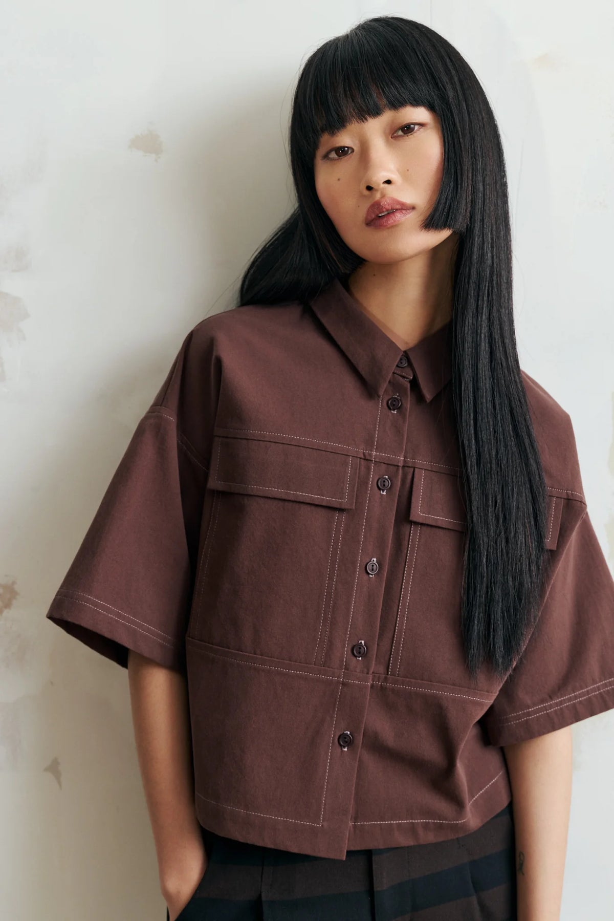Monroth Shirt | Chocolate