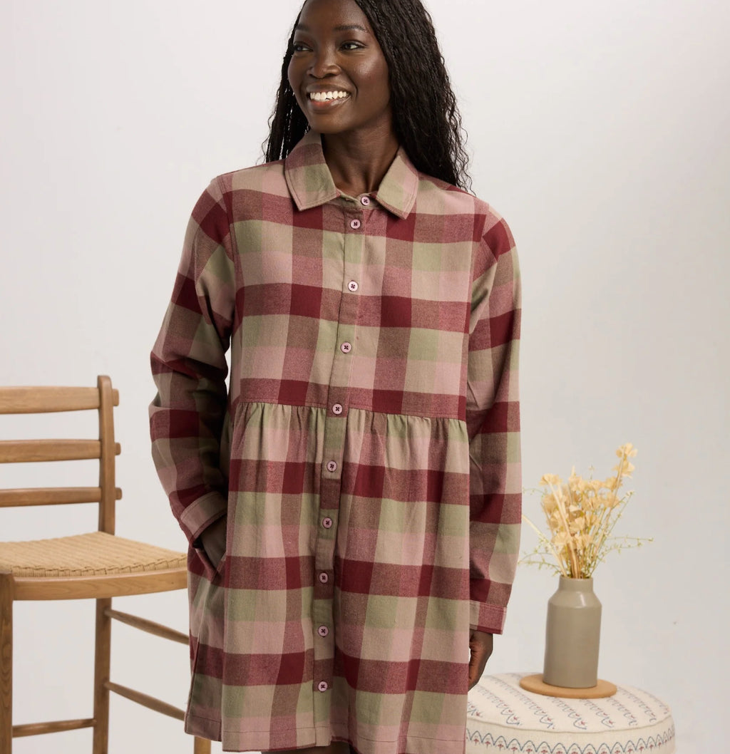 Shae Dress | Flint Plaid
