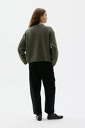 Umi Soft Wool Chunky Cardigan | Laurel Green Sale price