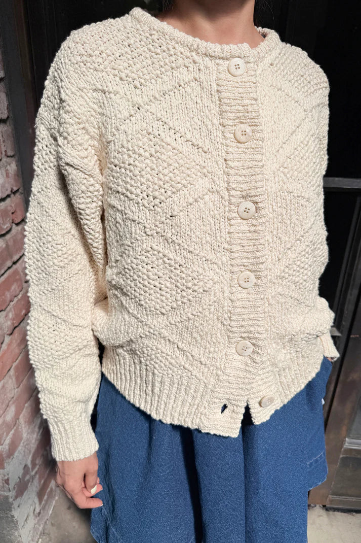 Mason Cotton Cardigan | Natural