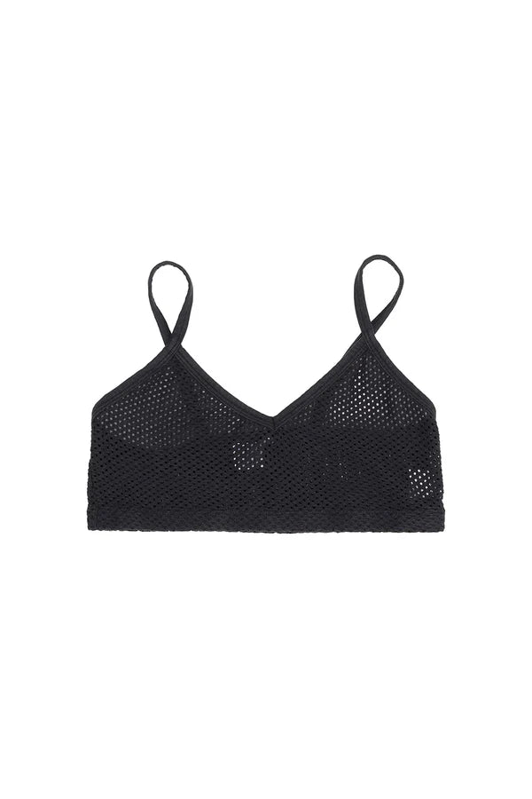 Mesh Bralette | Black