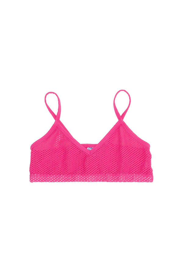 Mesh Bralette | Electric Fuchsia