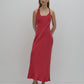 Amaya Cupro Dress | Vermillion