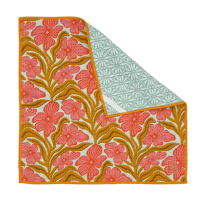 Whimsical Blooms Microfiber Washcloth