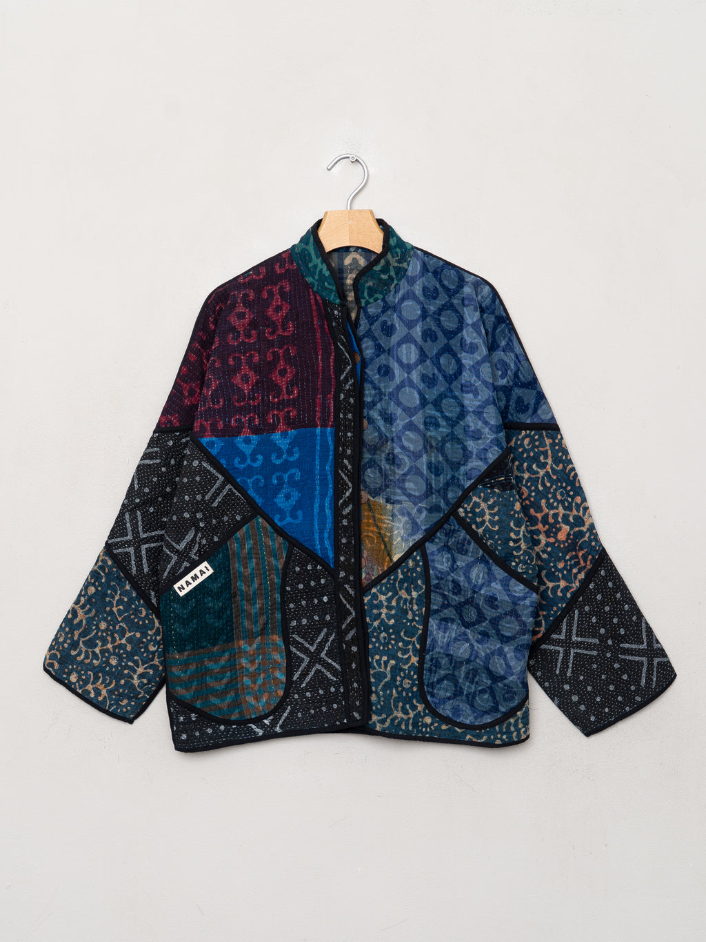 The Ladhiya Quilted Patchwork Kantha Jacket