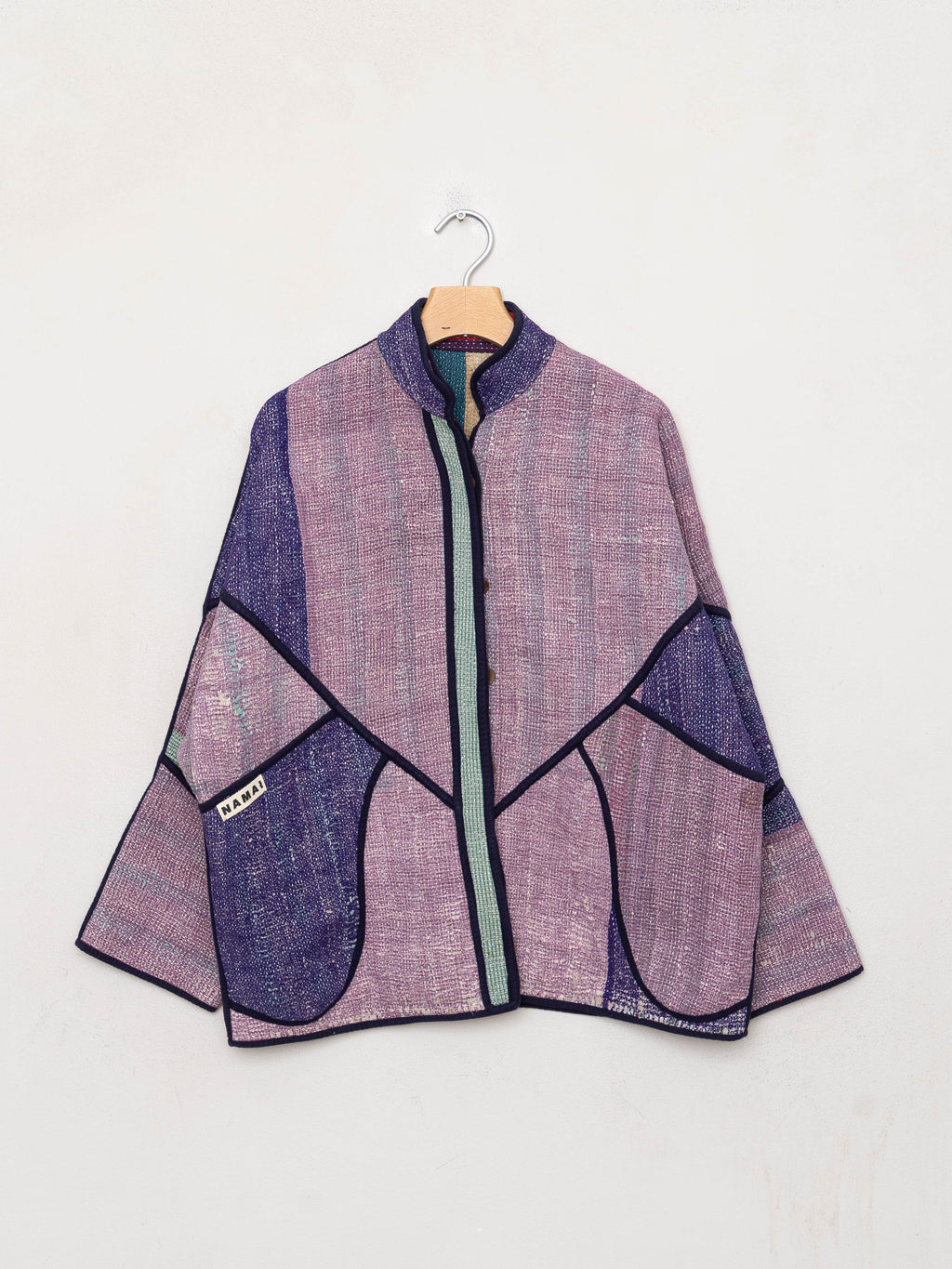 The Ladhiya Quilted Patchwork Kantha Jacket