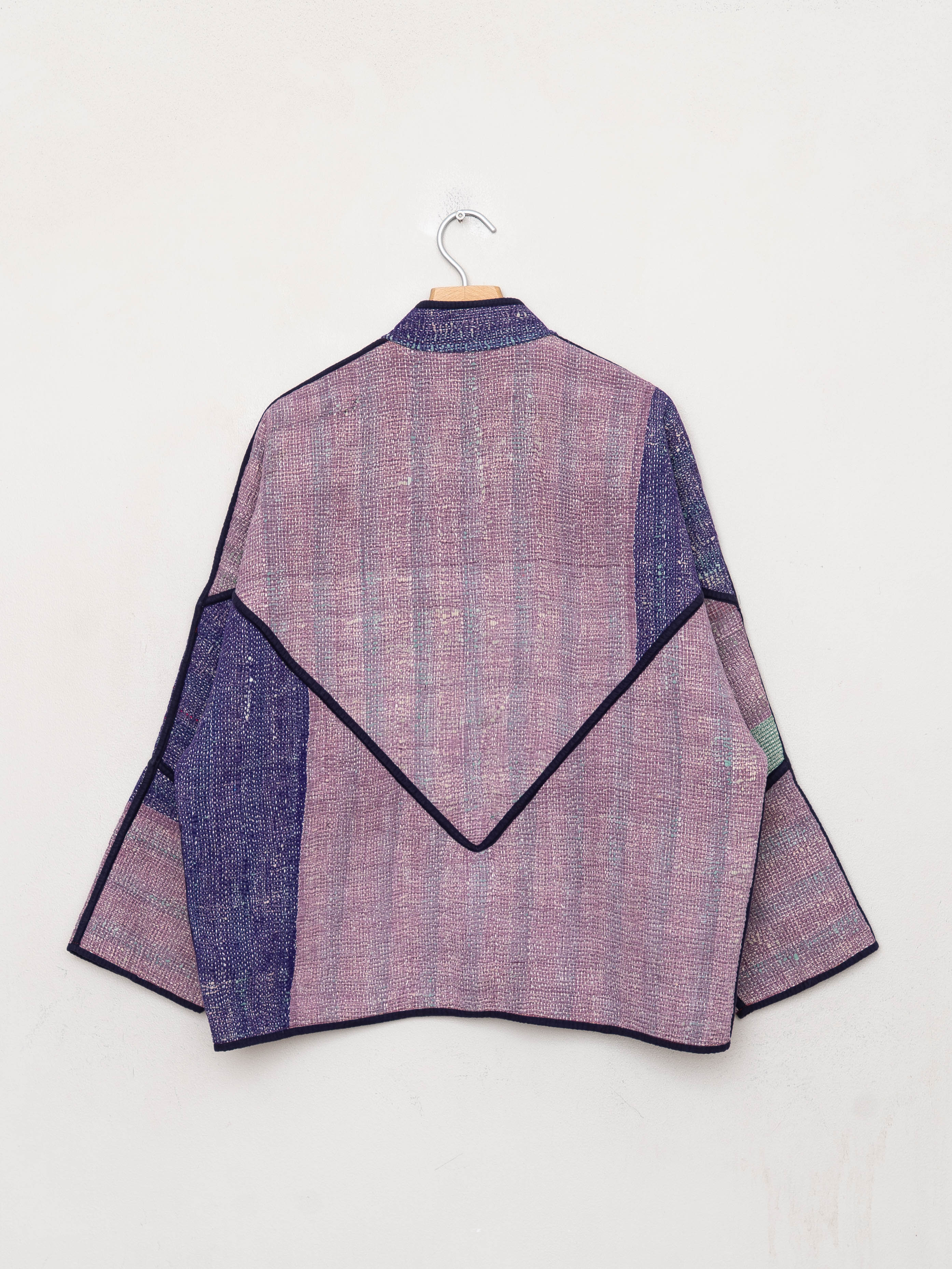 The Ladhiya Quilted Patchwork Kantha Jacket