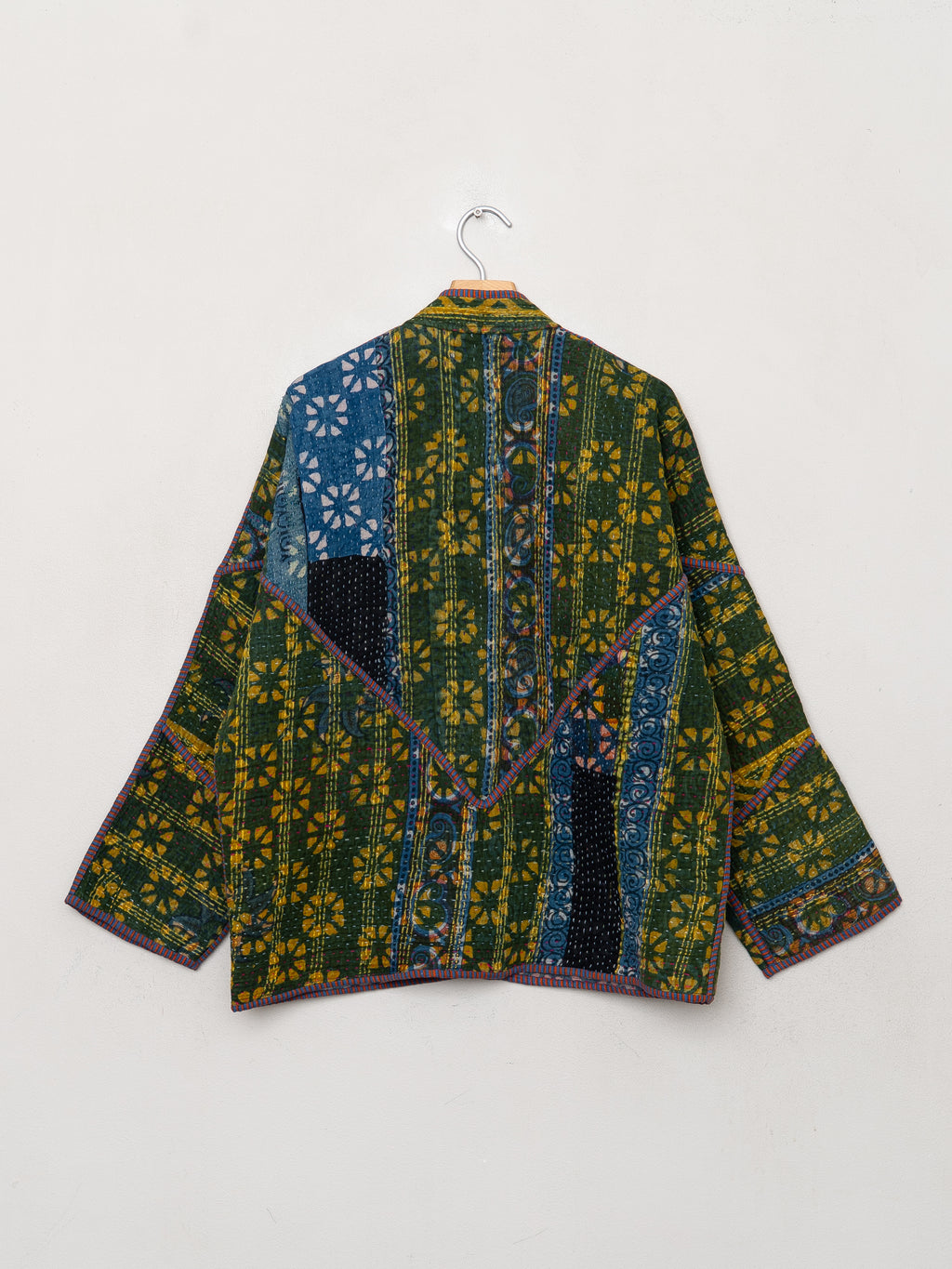 The Ladhiya Quilted Patchwork Kantha Jacket