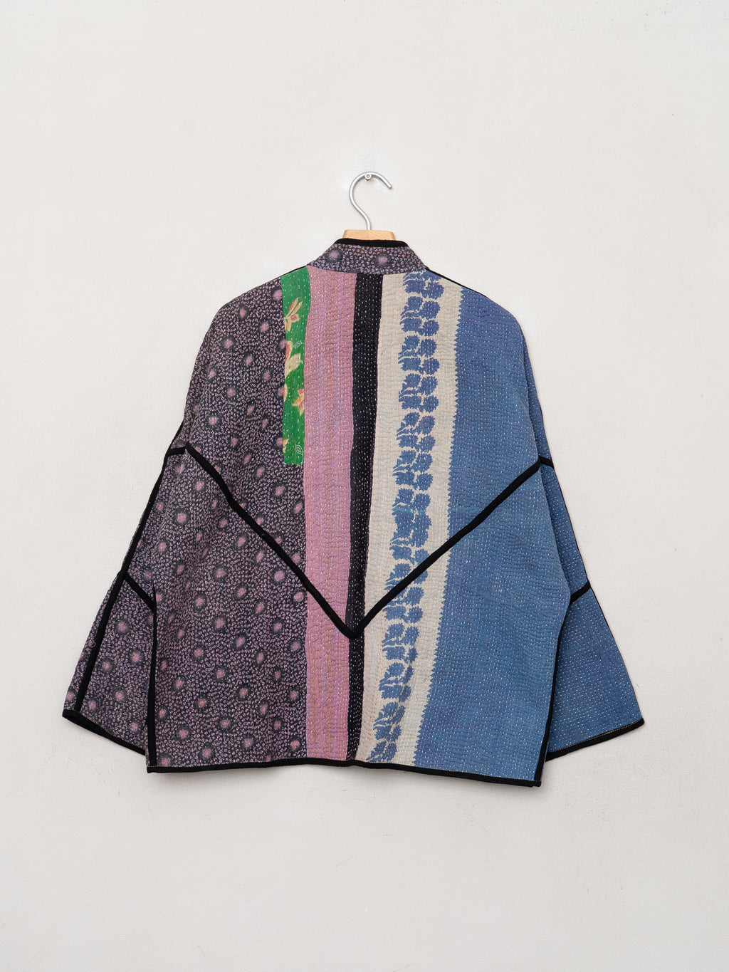The Ladhiya Quilted Patchwork Kantha Jacket