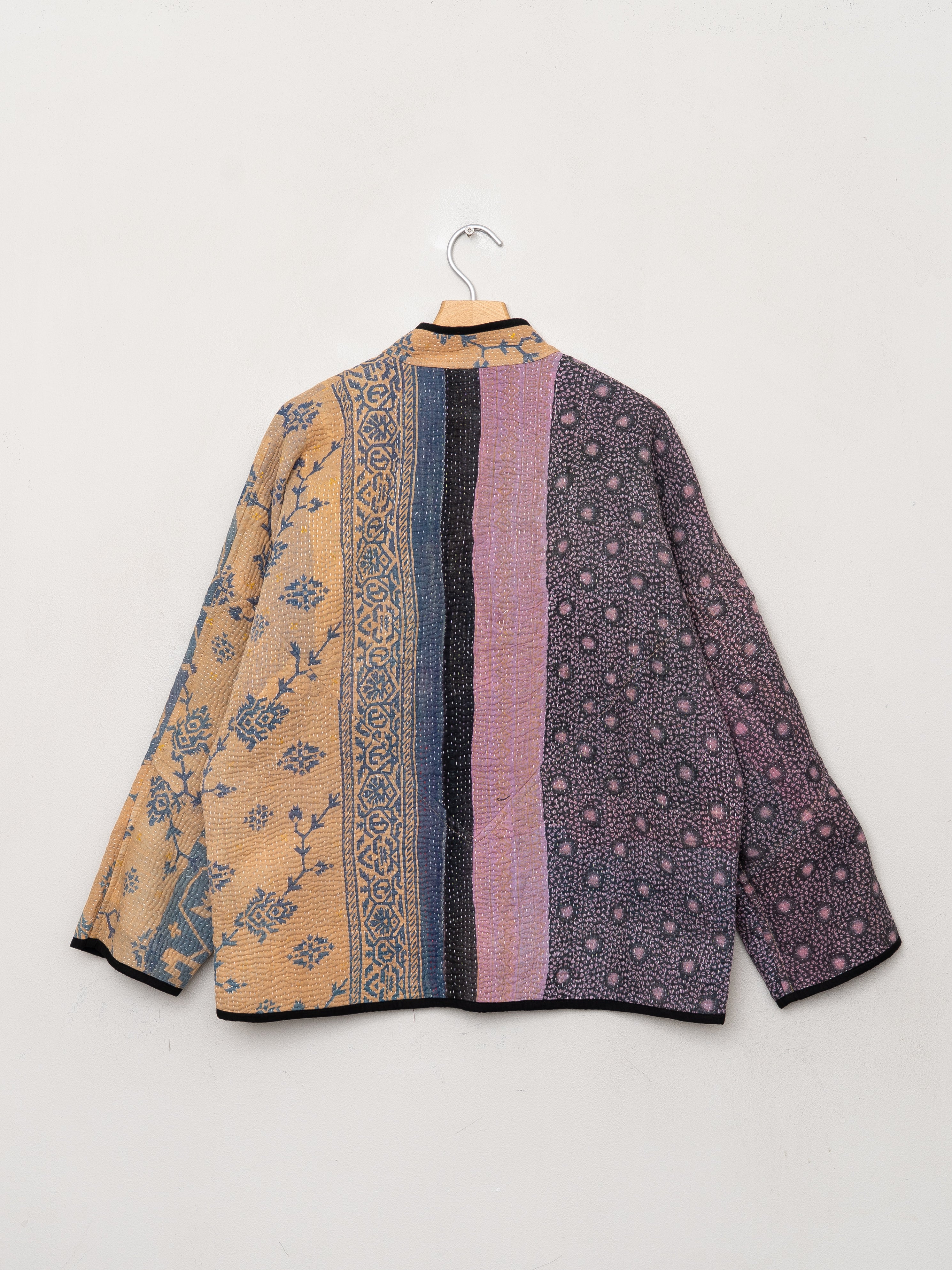 The Ladhiya Quilted Patchwork Kantha Jacket
