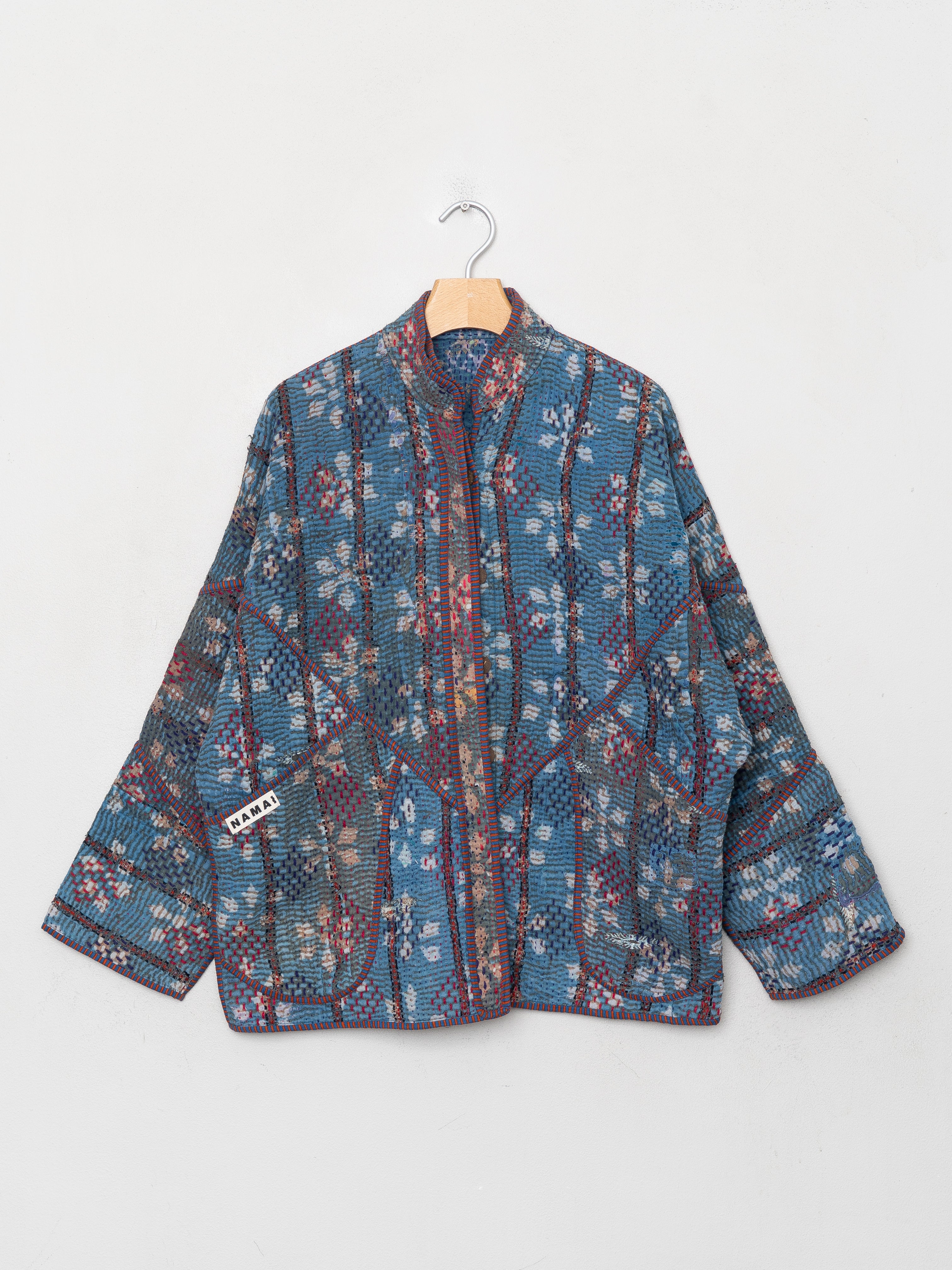 The Ladhiya Quilted Patchwork Kantha Jacket