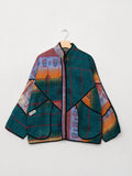 The Ladhiya Quilted Patchwork Kantha Jacket  Only One Made