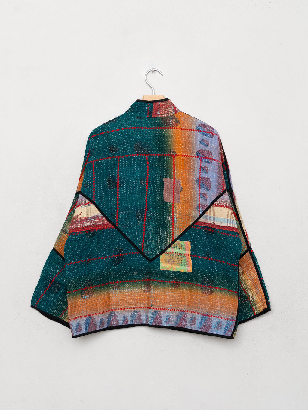 The Ladhiya Quilted Patchwork Kantha Jacket  Only One Made
