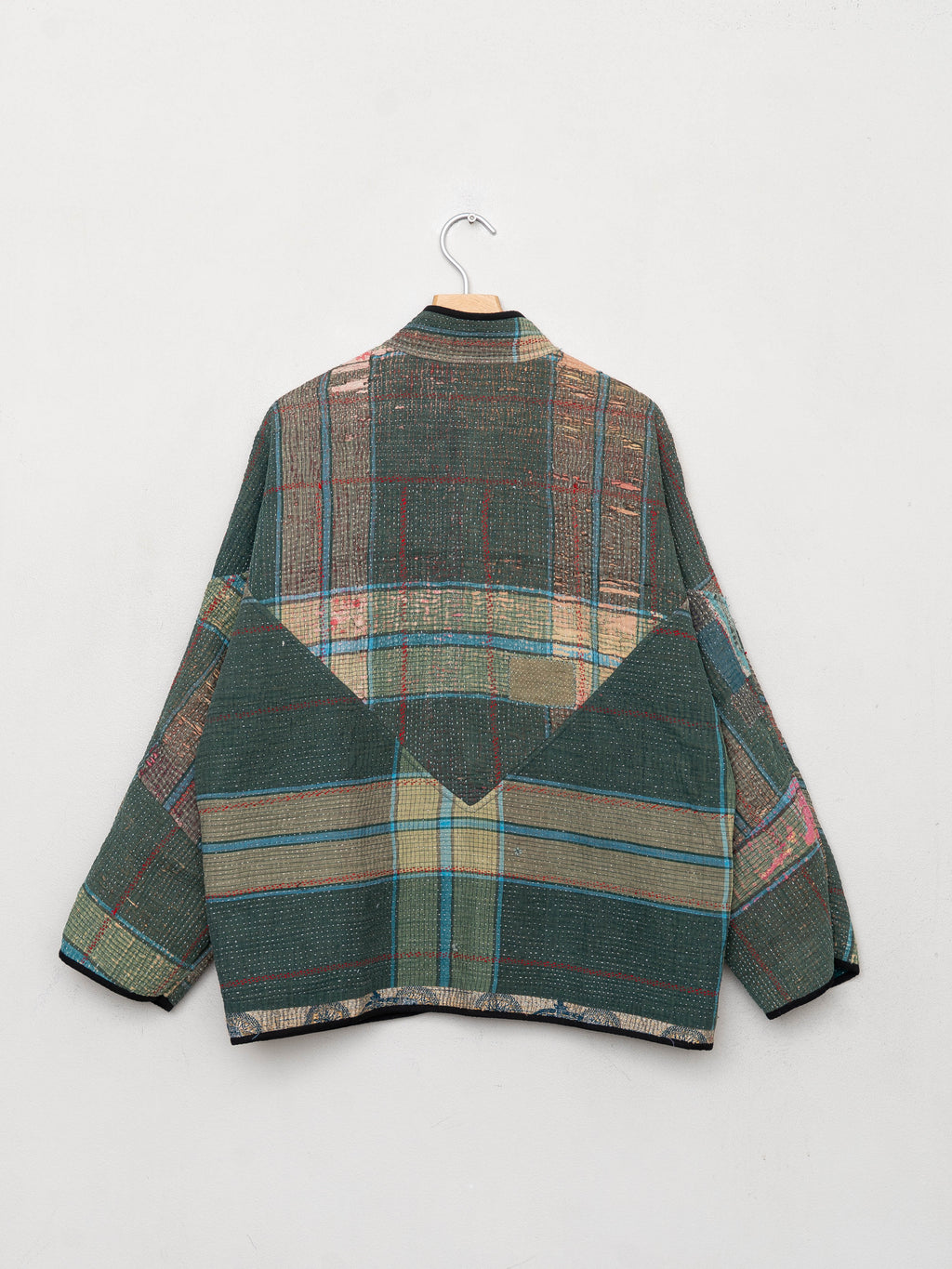 The Ladhiya Quilted Patchwork Kantha Jacket  Only One Made