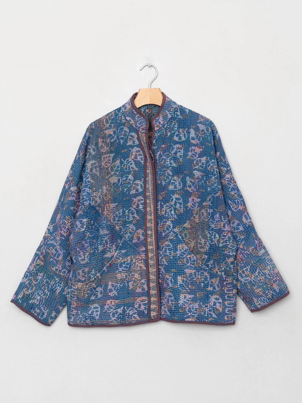 The Ladhiya Quilted Patchwork Kantha Jacket