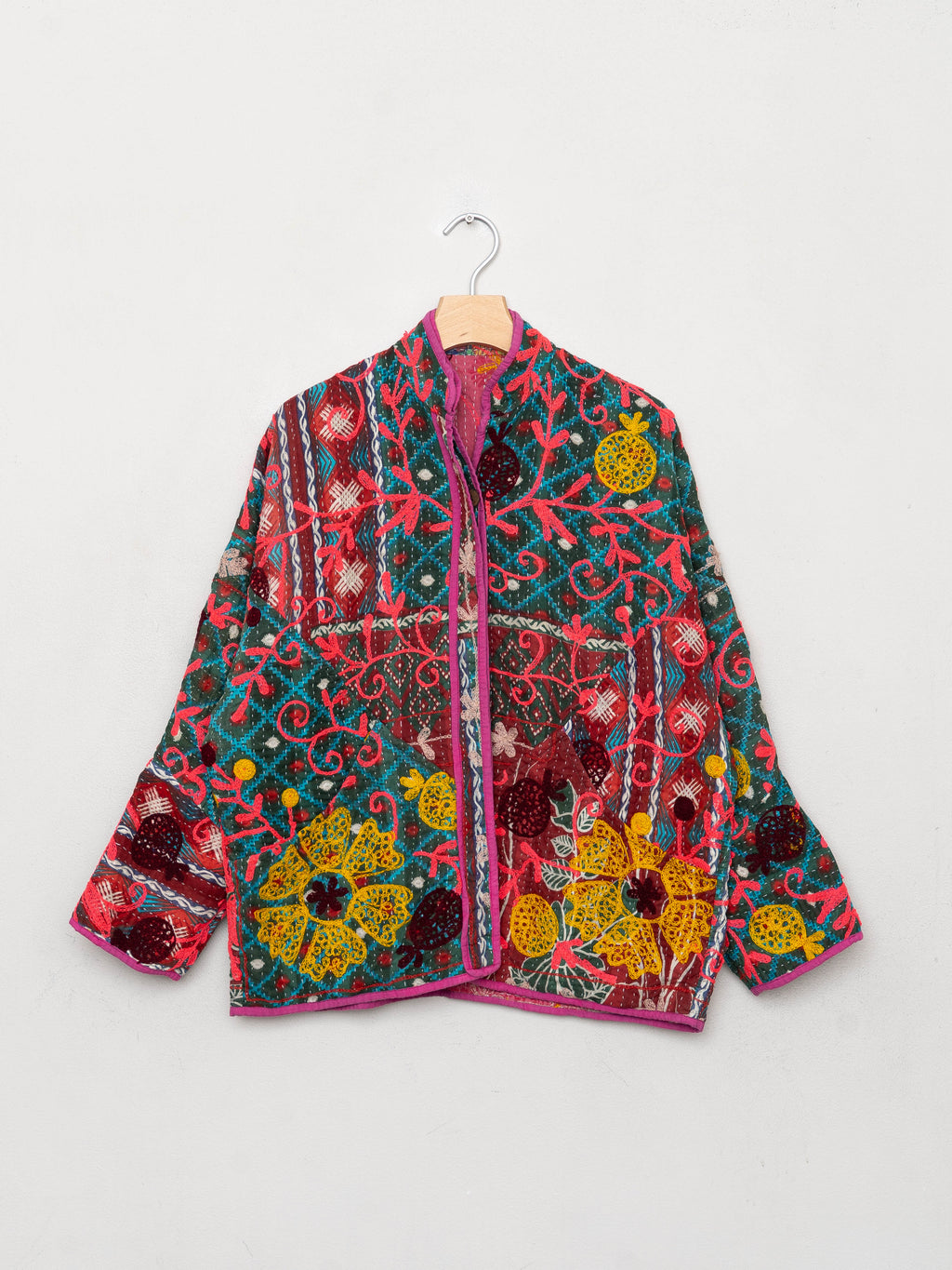 The Ladhiya Suzani Quilted Kantha Jacket
