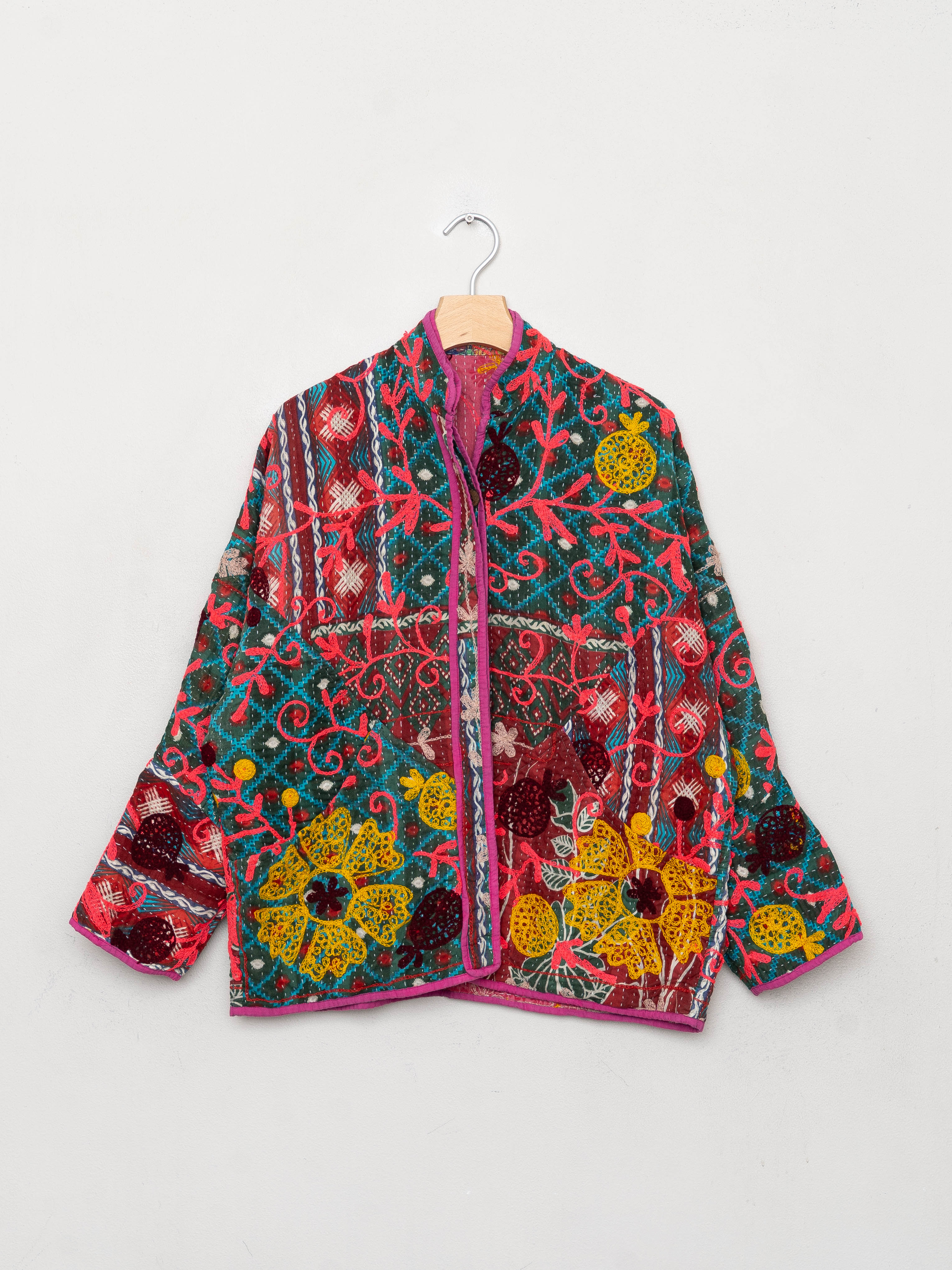 The Ladhiya Suzani Quilted Kantha Jacket