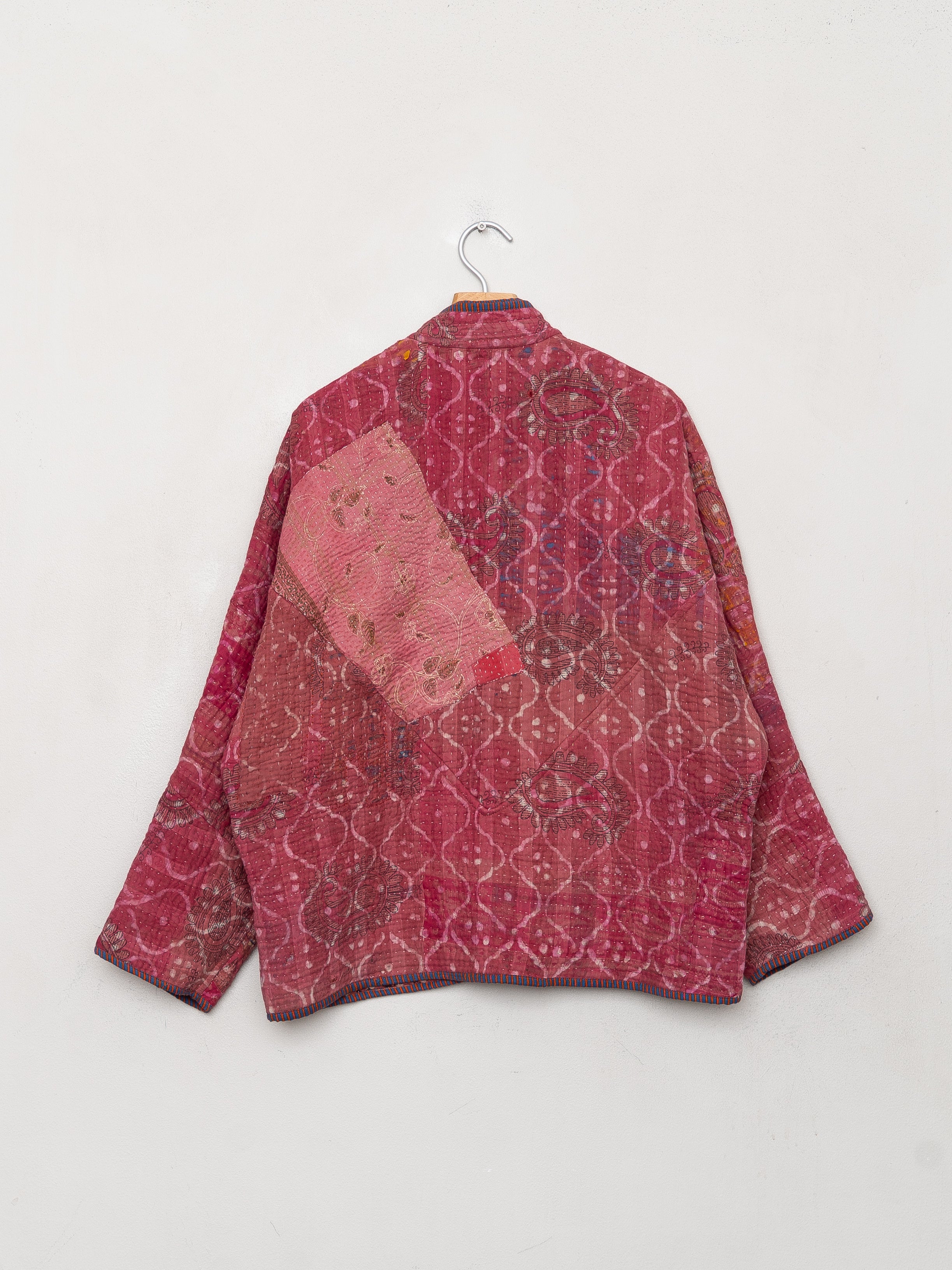 The Ladhiya Quilted Patchwork Kantha Jacket
