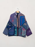 The Ladhiya Quilted Patchwork Kantha Jacket