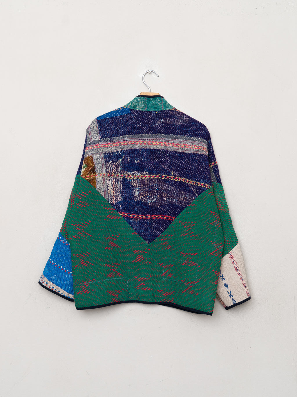 The Ladhiya Quilted Patchwork Kantha Jacket